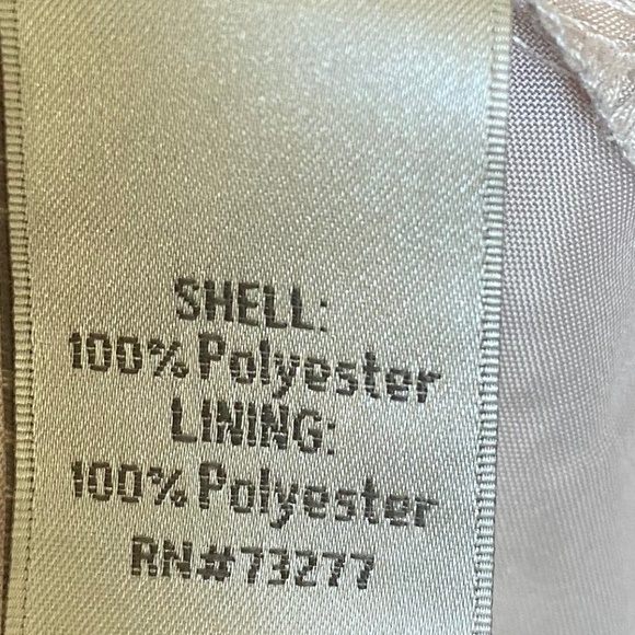 LC LAUREN CONRAD Dress Polka Dot Popover Pleated Party Pink Gray Size 12 - Picture 10 of 15